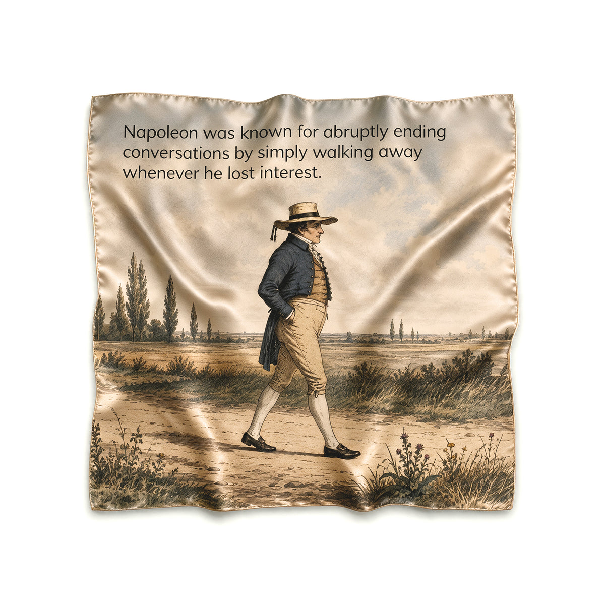 SILK SCARF — NAPOLEON WALKS
