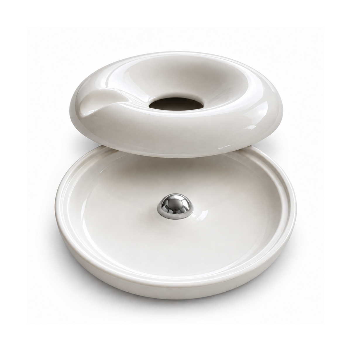 CERAMIC ORB ASHTRAY