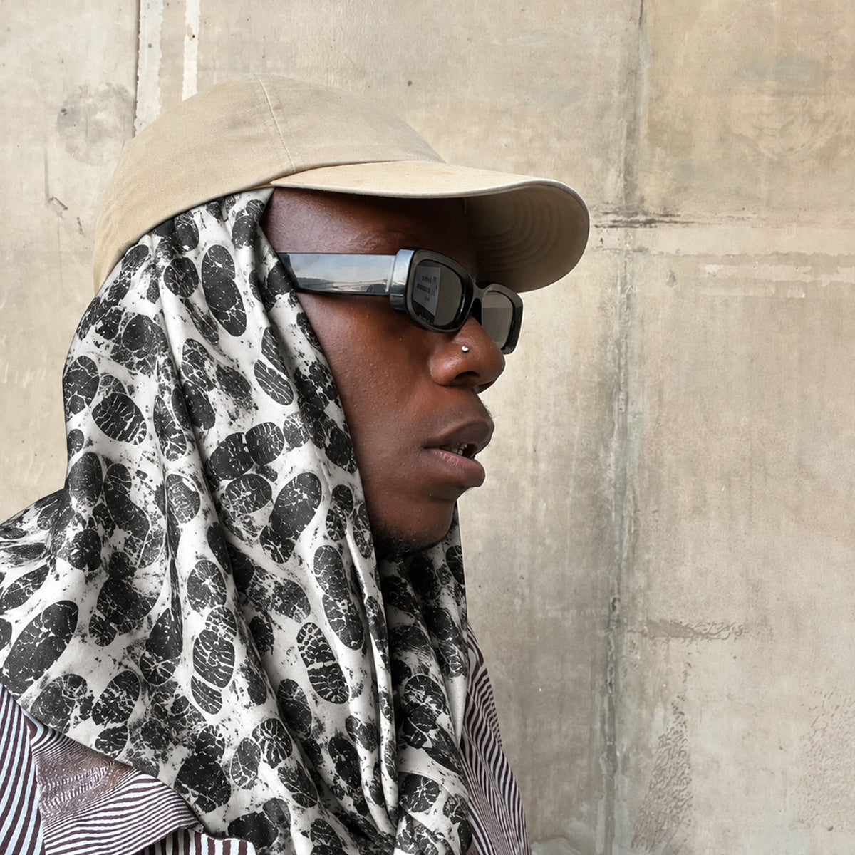 SILK SCARF — COLD NIGHTS