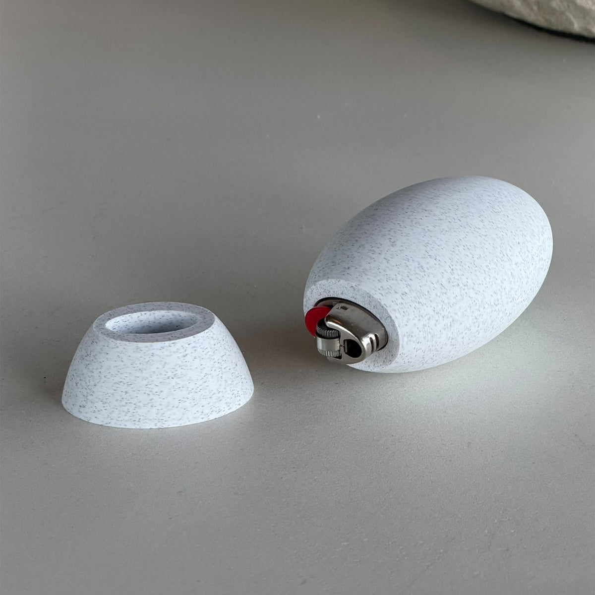 CONCRETE EGG LIGHTER SLEEVE